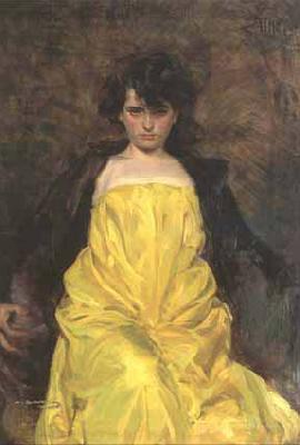 Ramon Casas i Carbo portrait of Julia Peraire oil painting picture